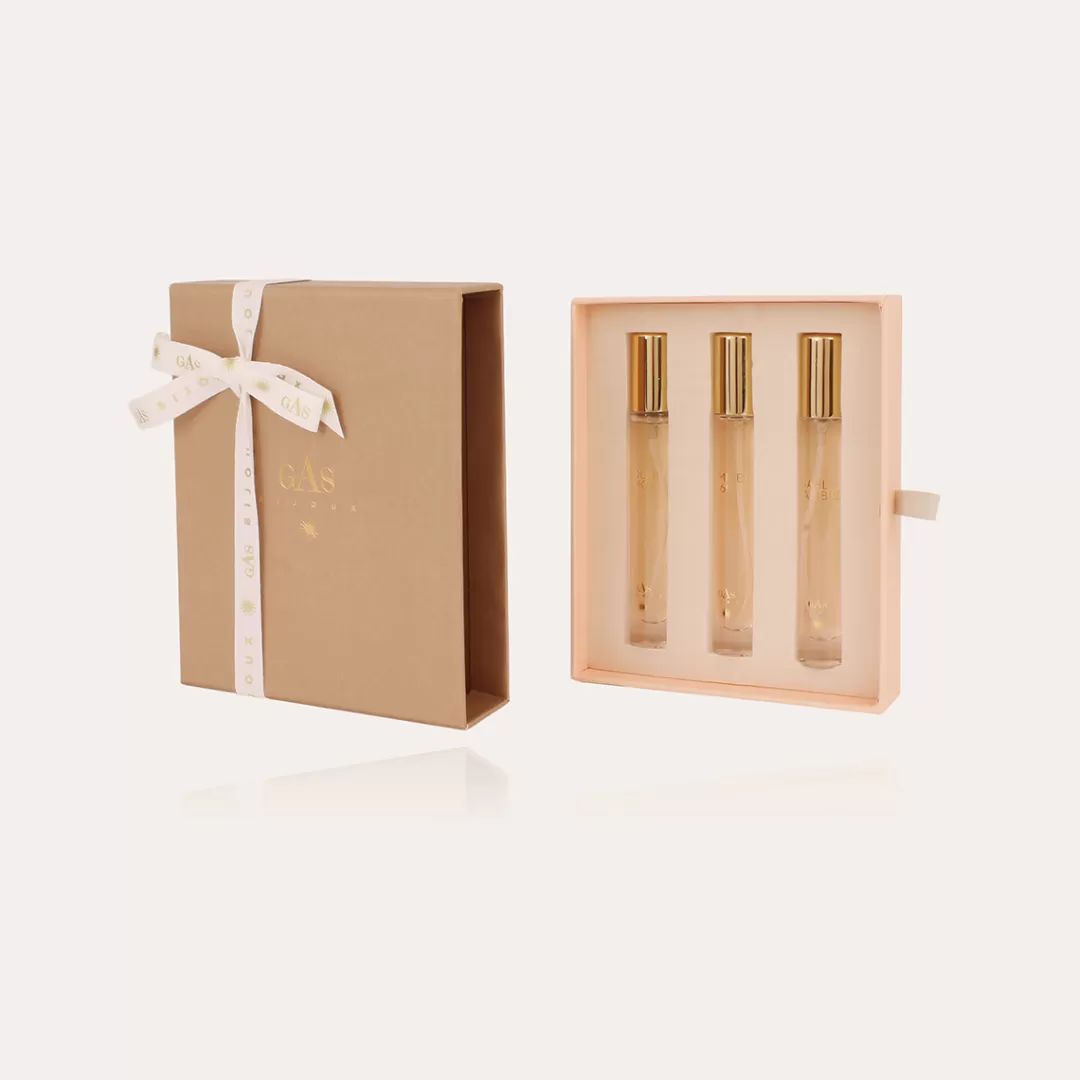 Gas Bijoux Coffret Essentiel-Ensoleille Moi, Summer 69, Sable D'Ambre (3 X 10 Ml)