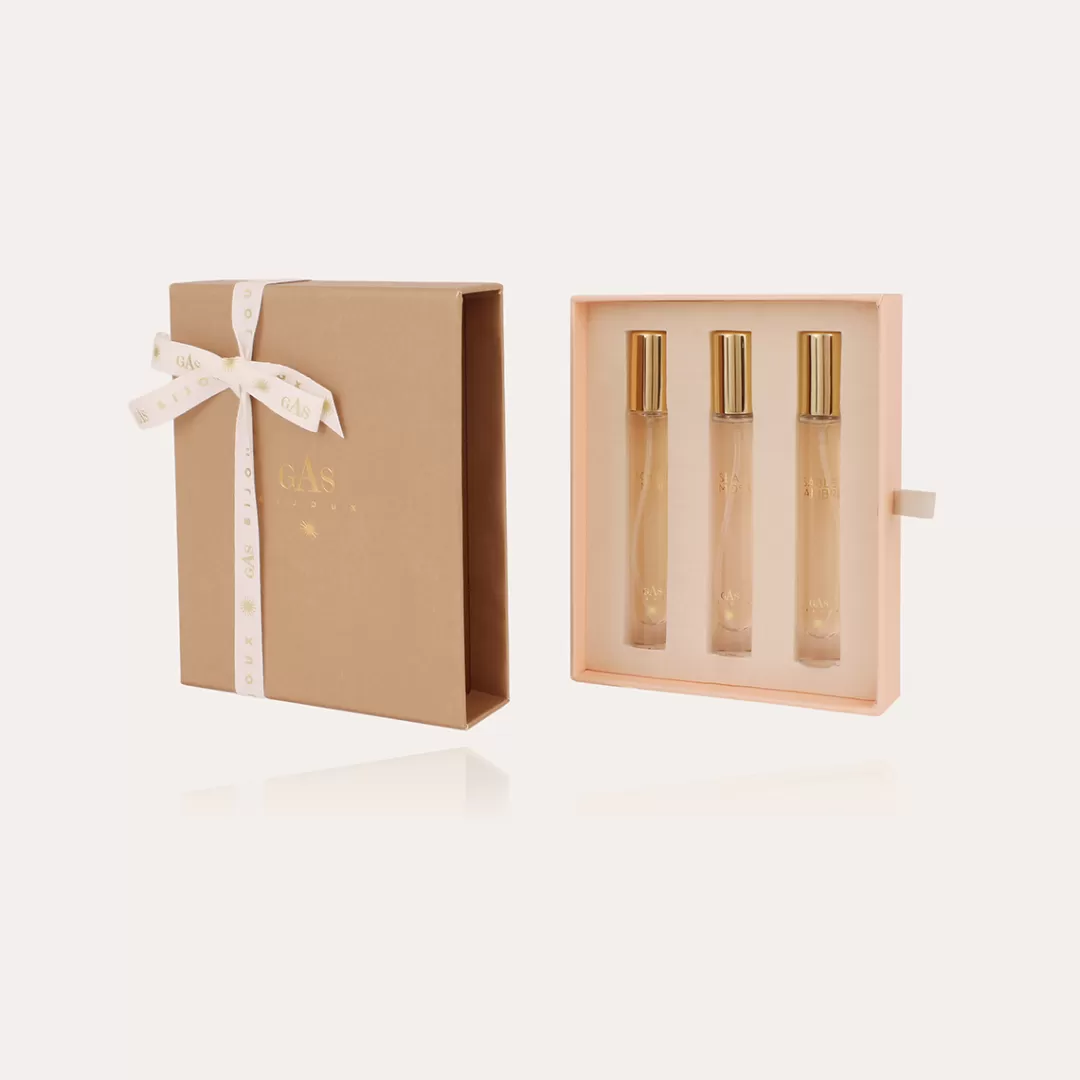 Gas Bijoux Coffret Signature-Ensoleille Moi, Sea Mimosa, Sable D'Ambre (3 X 10 Ml)
