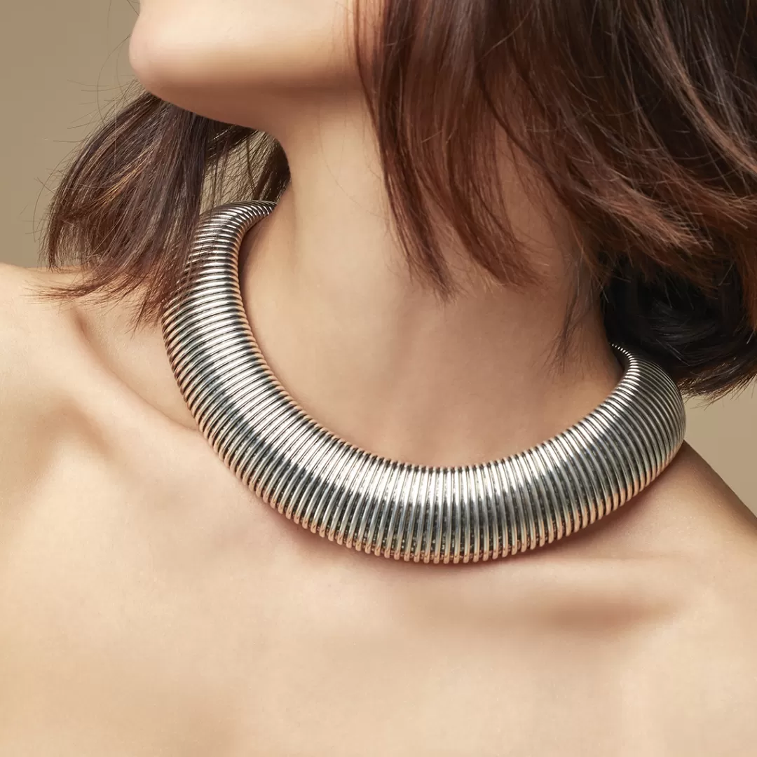 Gas Bijoux Collier Aida Argente