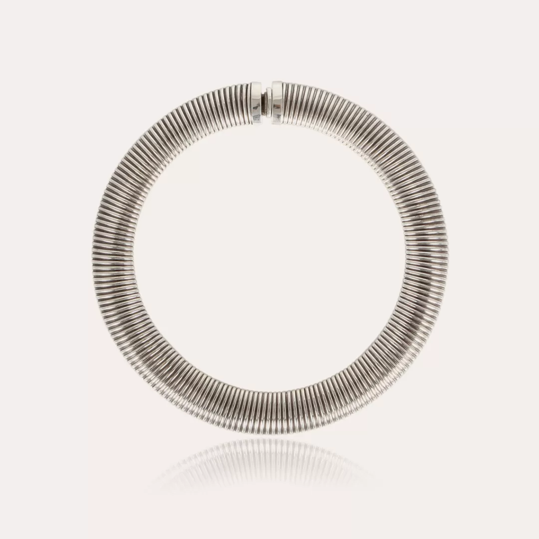 Gas Bijoux Collier Aida Petit Modele Argente