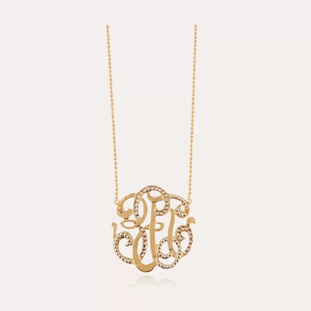 Gas Bijoux Collier Arabesque Grand Modele Dore