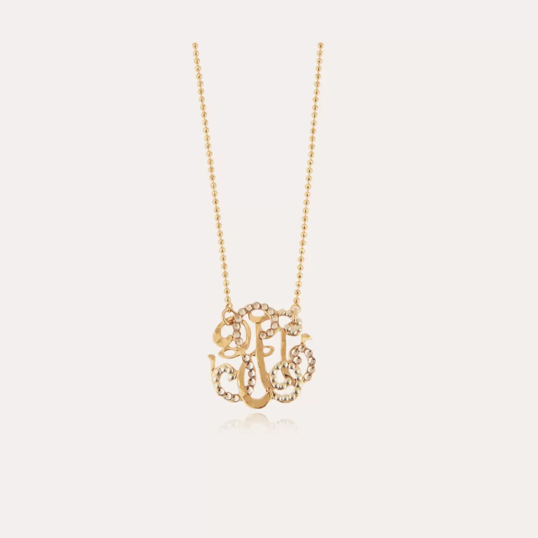 Gas Bijoux Collier Arabesque Petit Modele Dore