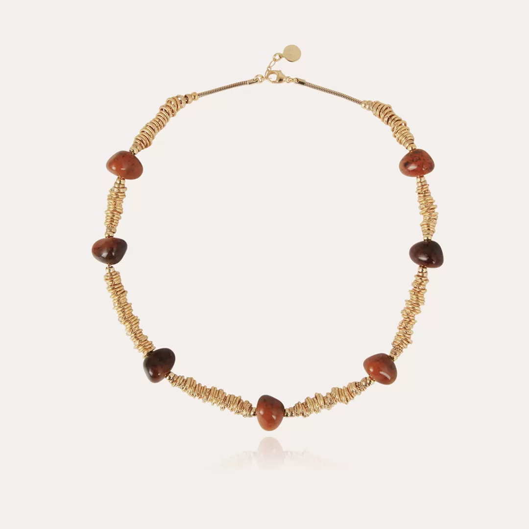 Gas Bijoux Collier Biba Dore-Ecaille