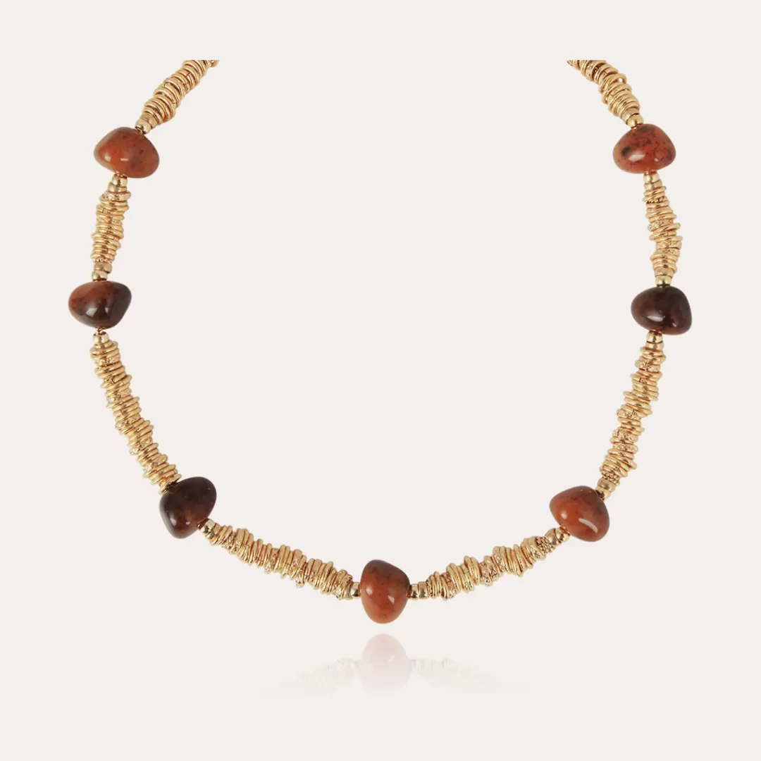 Gas Bijoux Collier Biba Dore-Ecaille