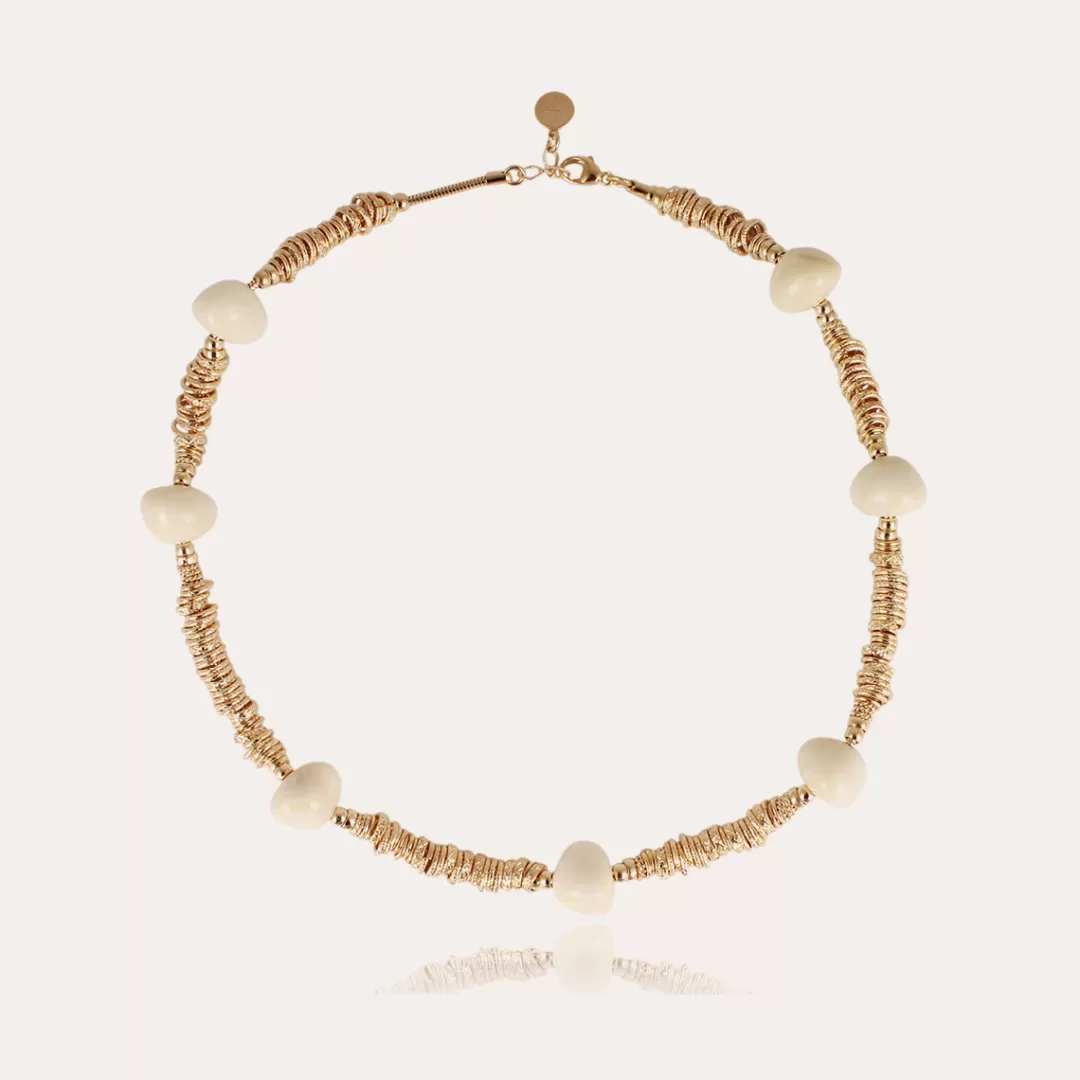 Gas Bijoux Collier Biba Dore-Ivoire