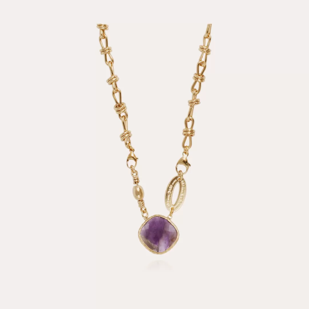 Gas Bijoux Collier Billy Dore-Amethyste
