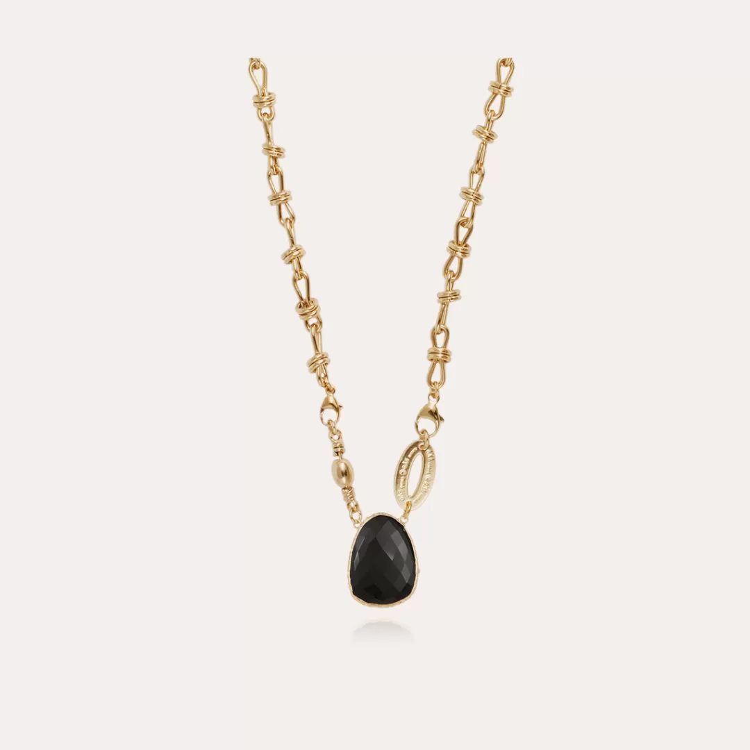 Gas Bijoux Collier Billy Dore-Onyx Noir
