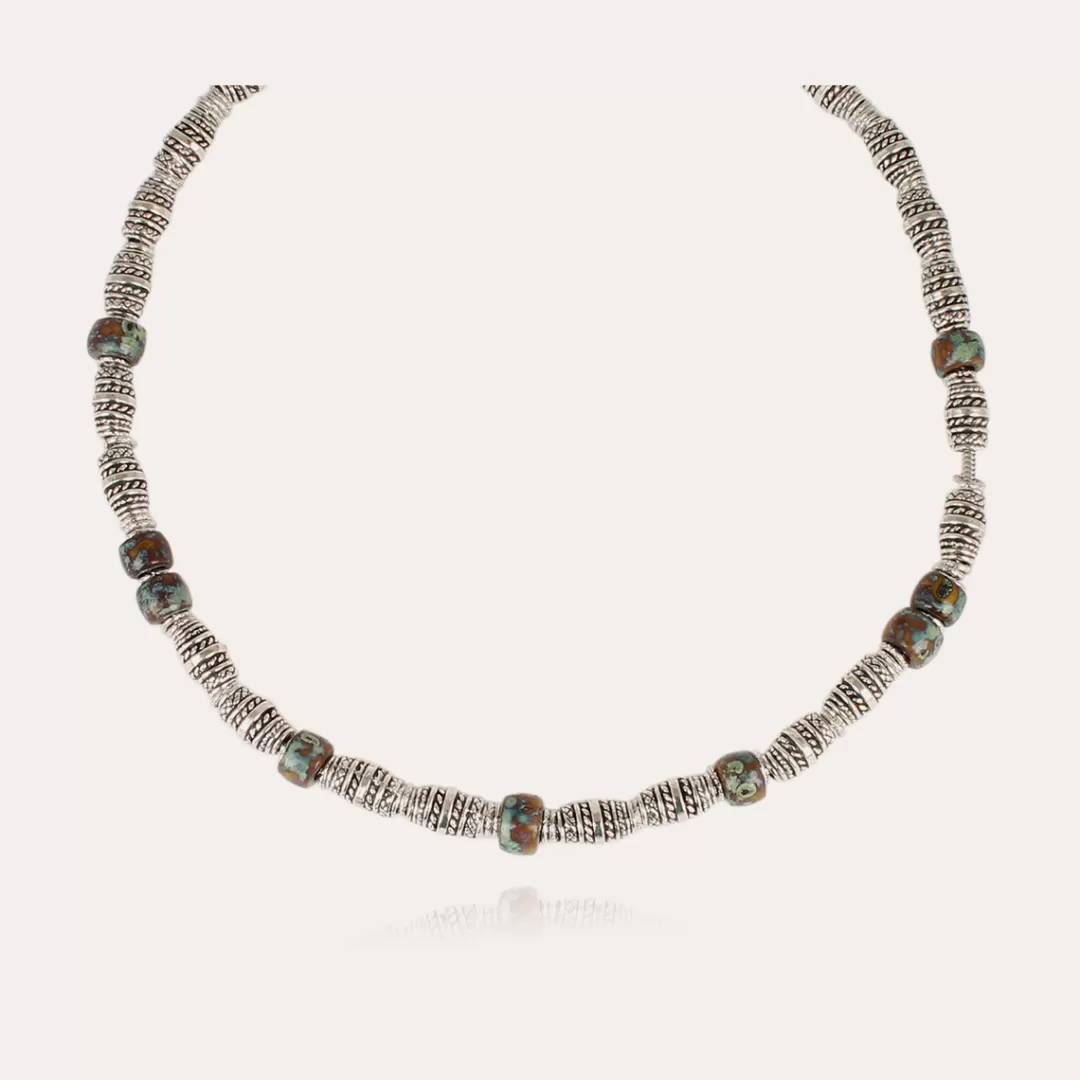 Gas Bijoux Collier Bob Homme Argente