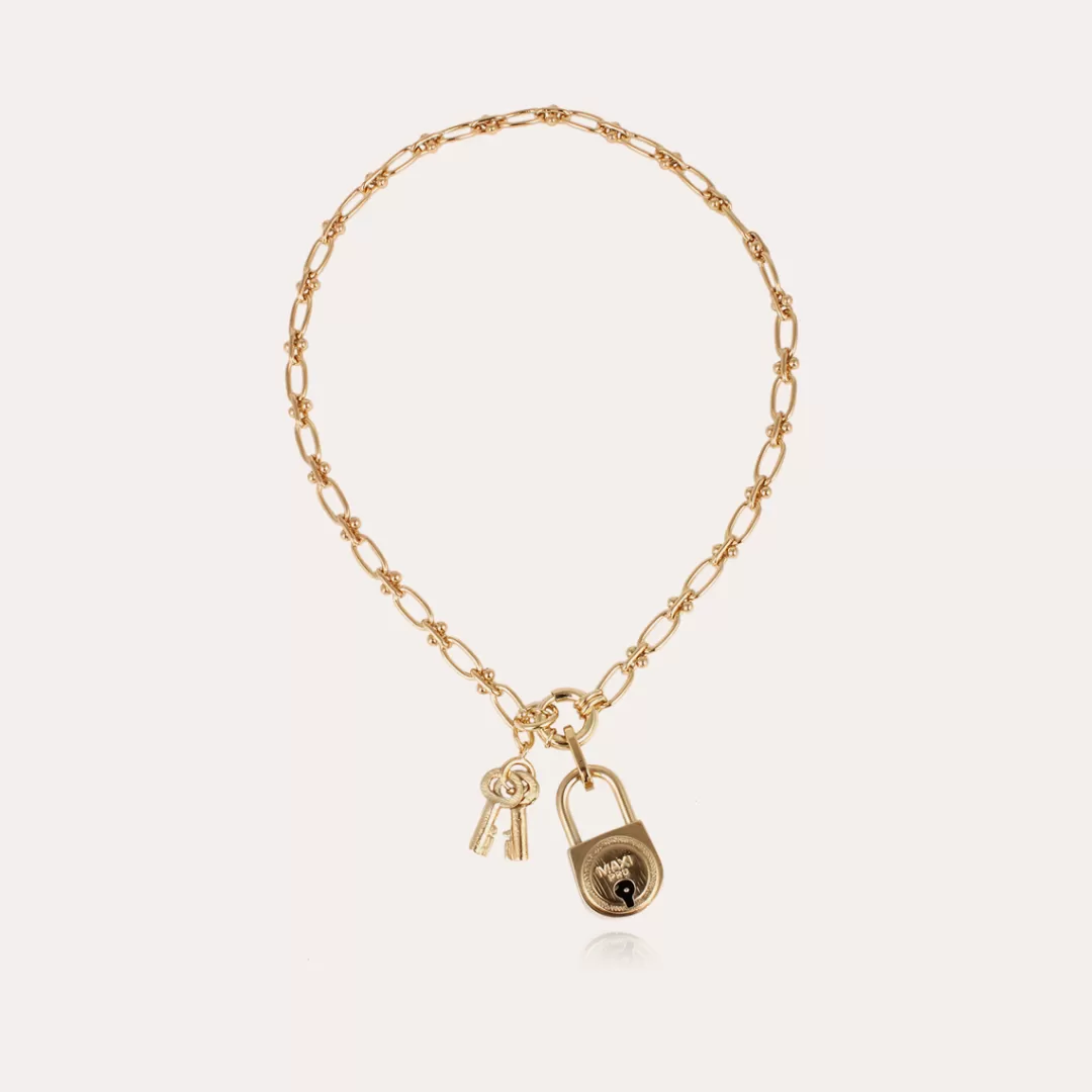 Gas Bijoux Collier Cadenas Dore