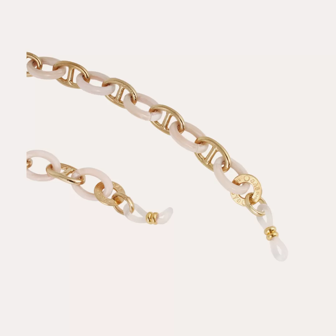 Gas Bijoux Collier Chaine De Lunettes Prato Petit Modele Acetate Doree