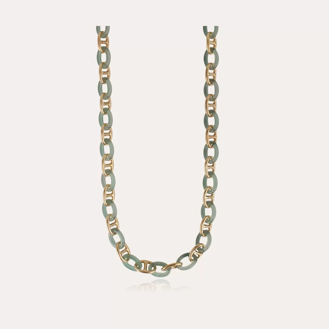 Gas Bijoux Collier Chaine De Lunettes Prato Petit Modele Acetate Doree