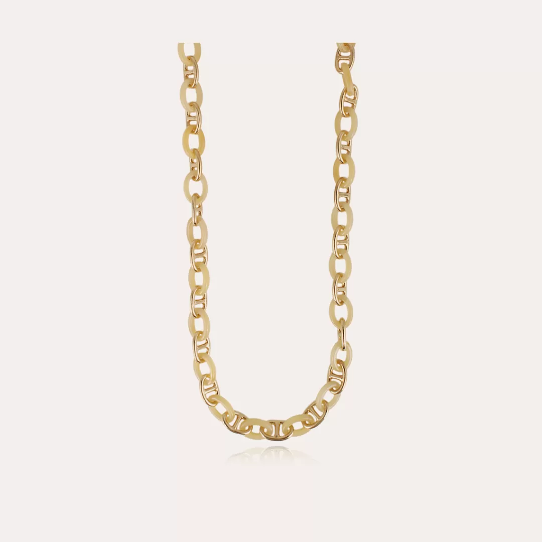 Gas Bijoux Collier Chaine De Lunettes Prato Petit Modele Acetate Doree