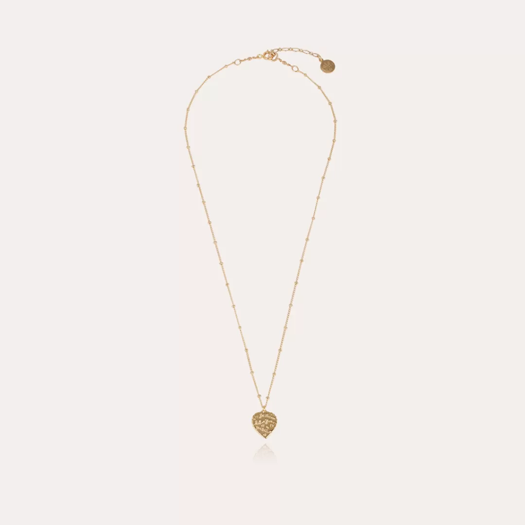 Gas Bijoux Collier Coeur Dore
