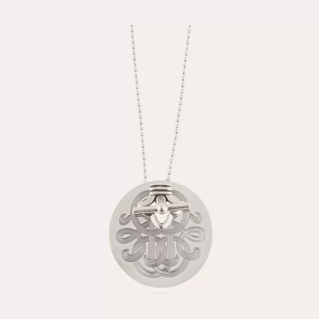 Gas Bijoux Collier Diva Barette Argente