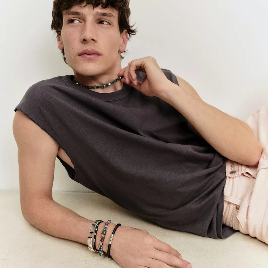 Gas Bijoux Collier Ewen Argente