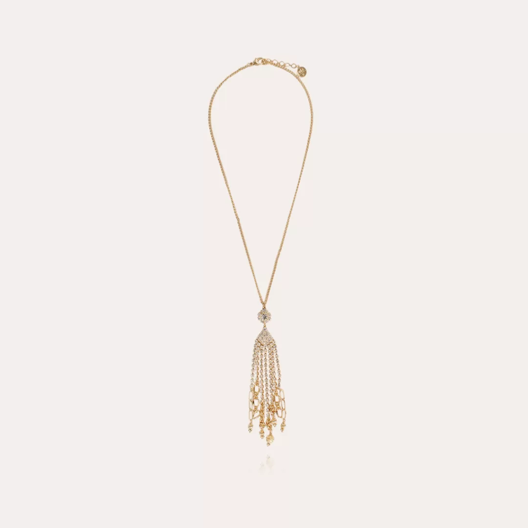 Gas Bijoux Collier Grace Strass Dore