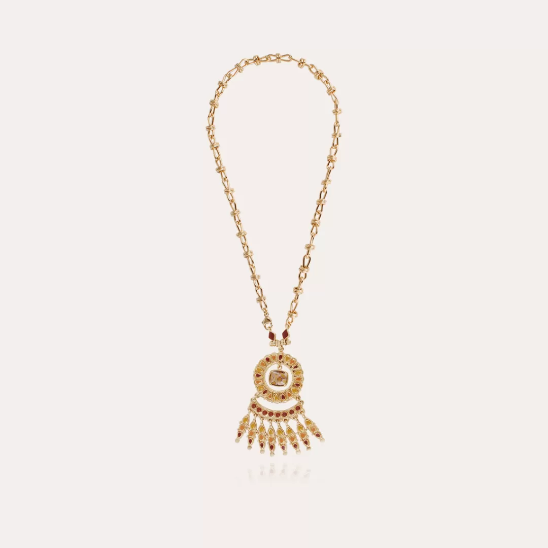 Gas Bijoux Collier Livia Email Dore