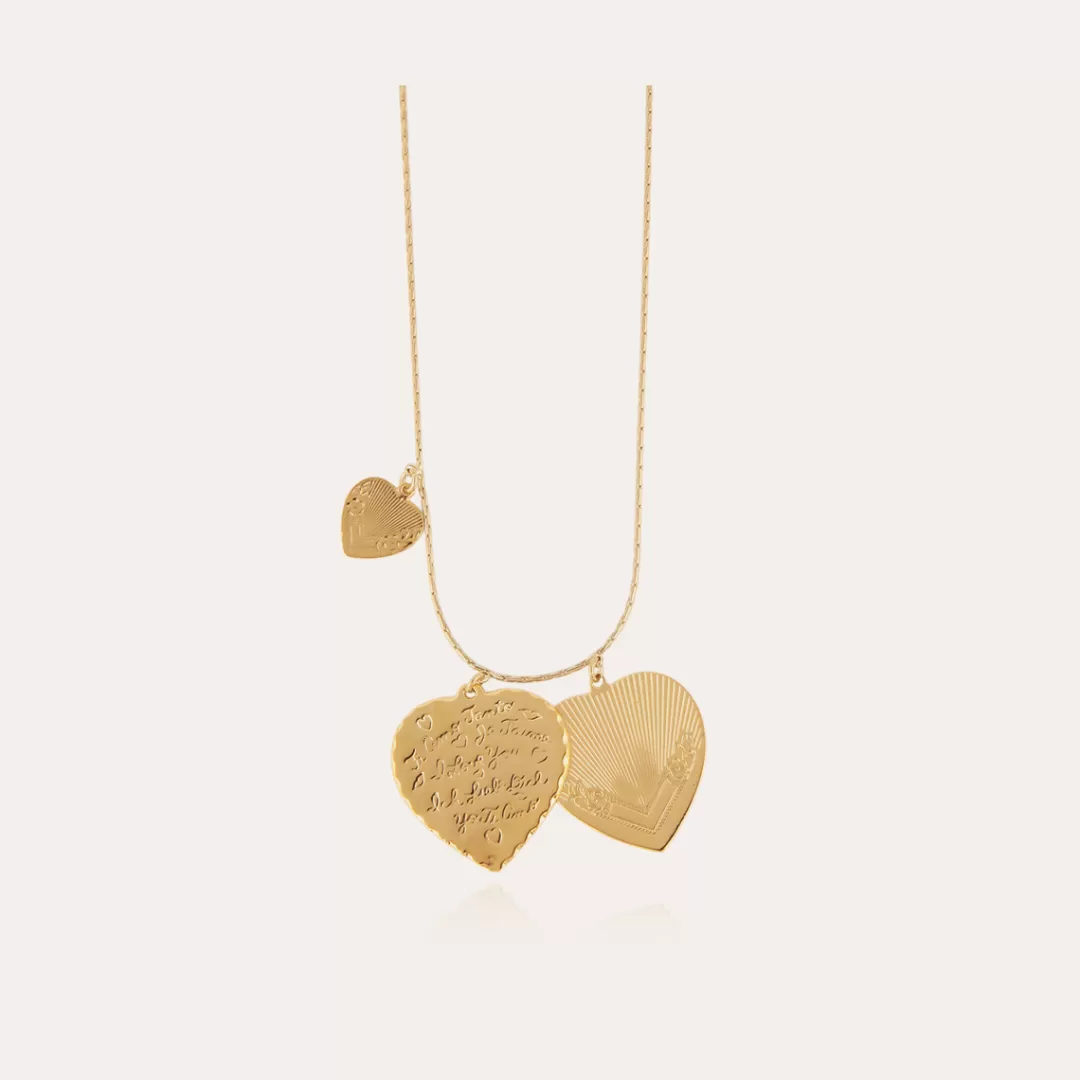 Gas Bijoux Collier Love Dore