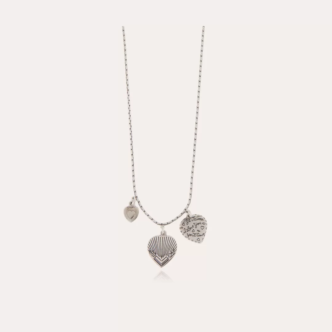 Gas Bijoux Collier Love Mini Argente