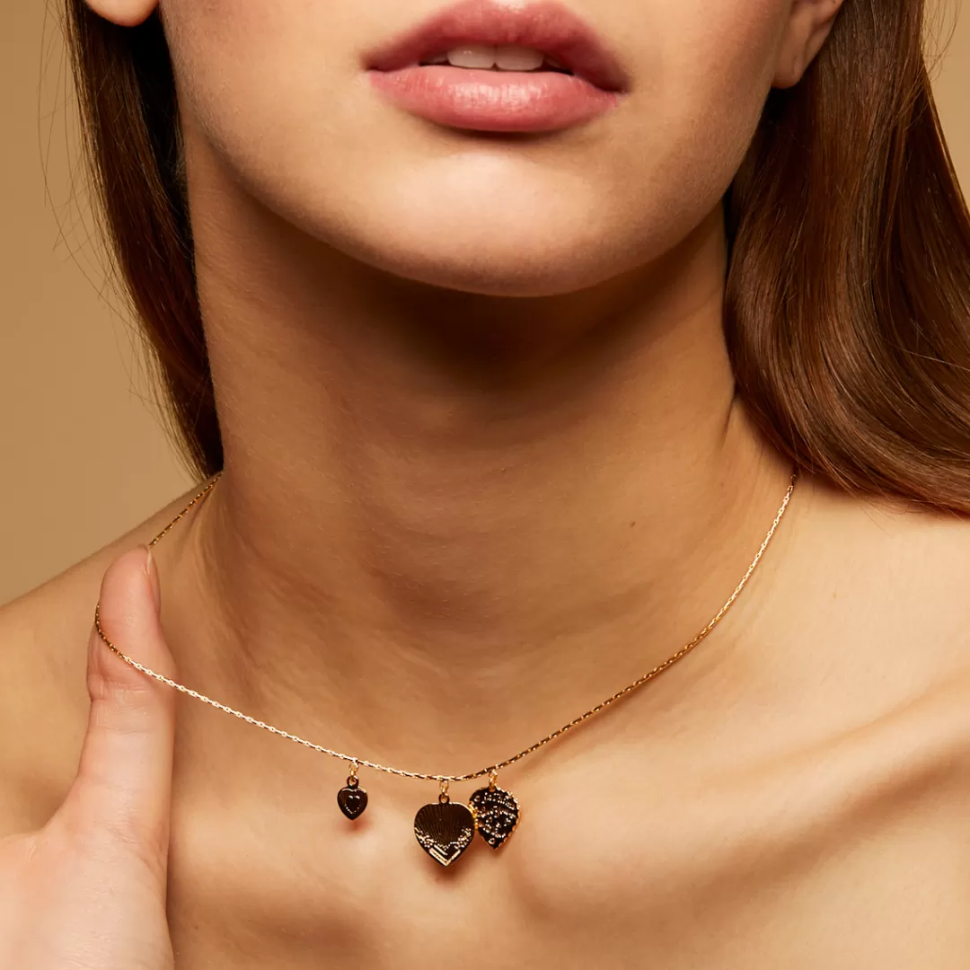 Gas Bijoux Collier Love Mini Dore