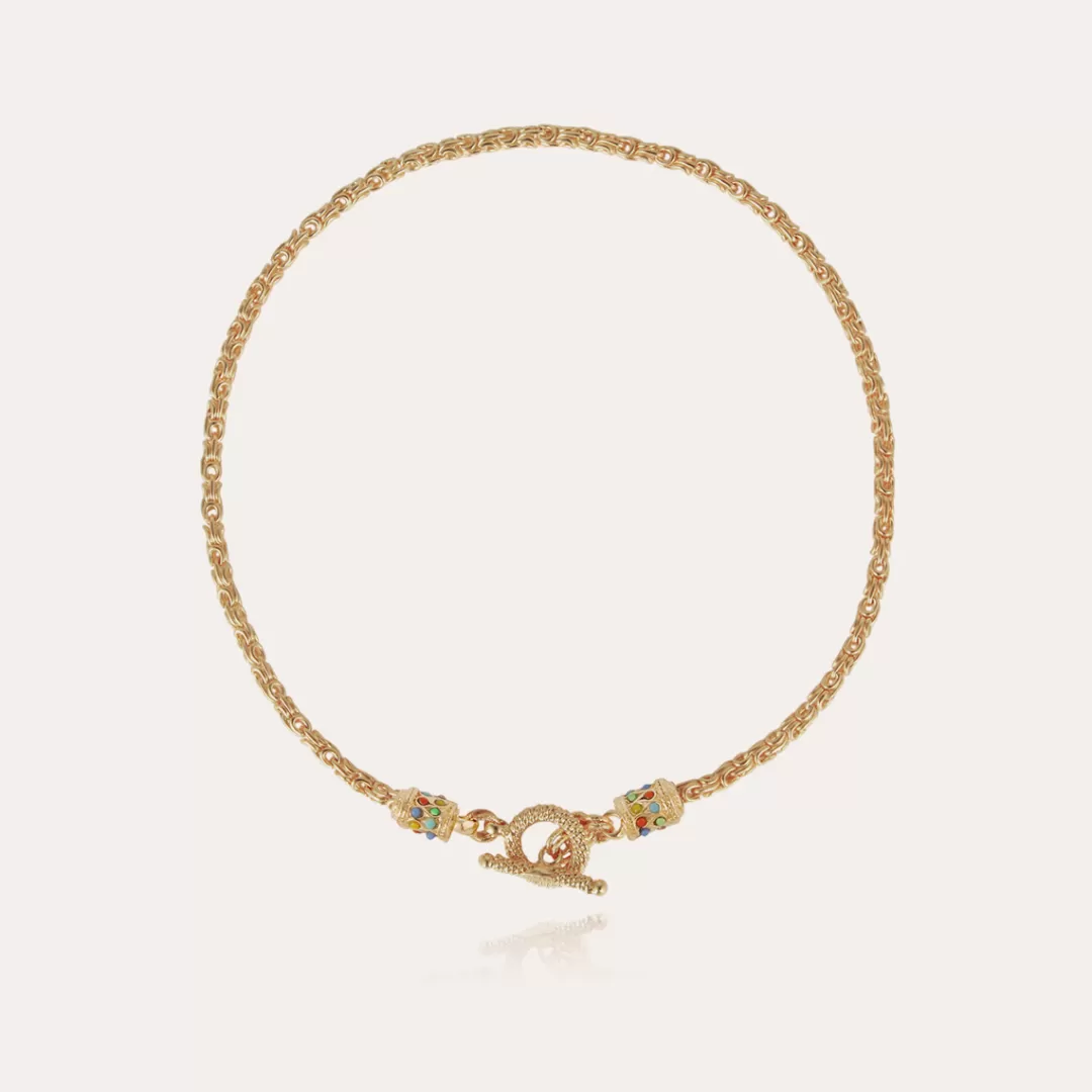 Gas Bijoux Collier Maglia Dore
