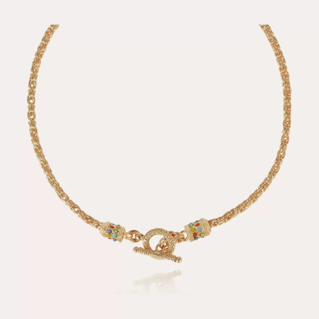 Gas Bijoux Collier Maglia Dore