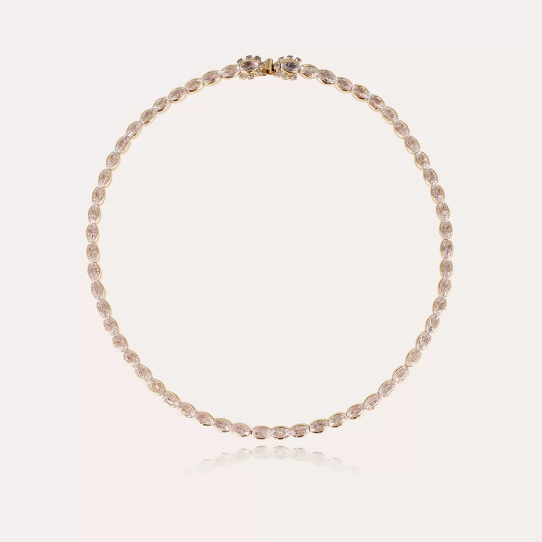 Gas Bijoux Collier Riviera Simple Grand Modele Dore