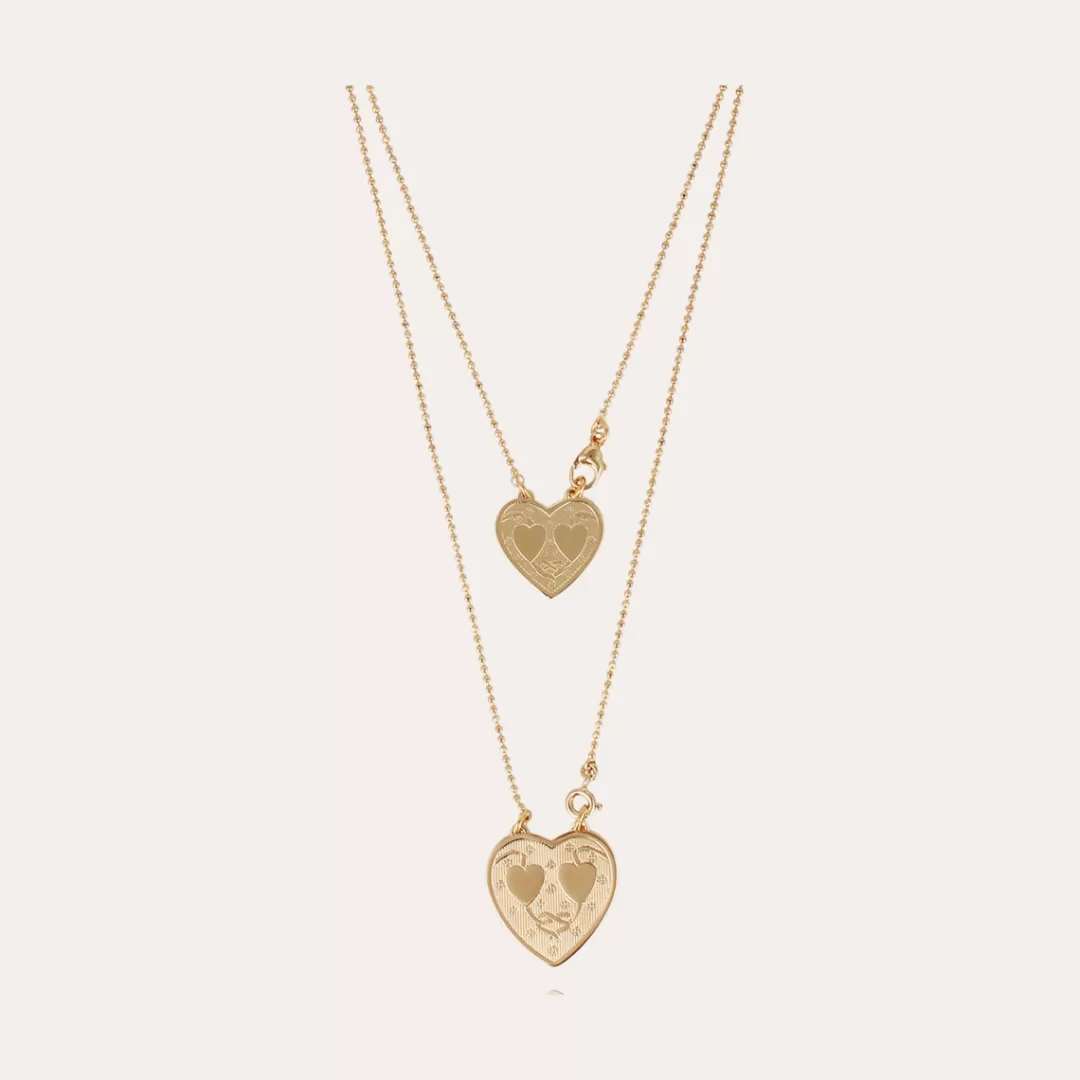 Gas Bijoux Collier Scapulaire Gilot Dore