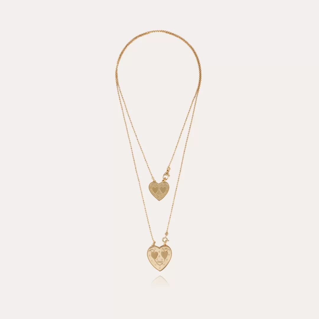 Gas Bijoux Collier Scapulaire Gilot Dore