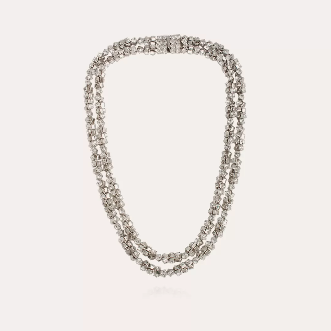 Gas Bijoux Collier Trevise Finition Rhodium