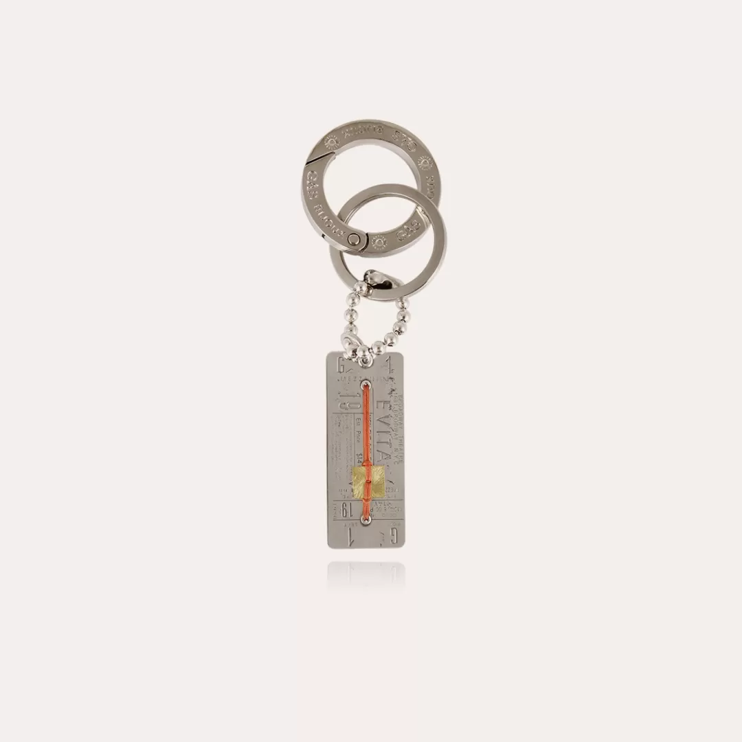 Gas Bijoux Porte-Cles Evita Argente