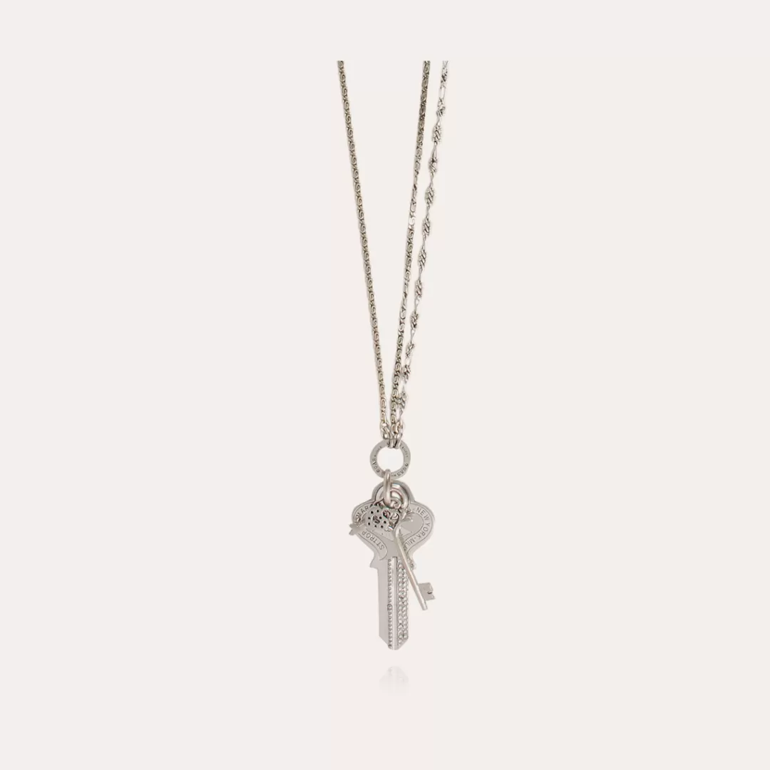 Gas Bijoux Sautoir Lancelot Argente